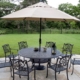 outdoor furniture umbrella